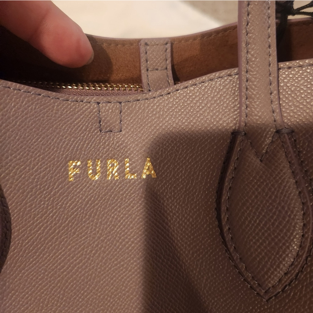 NWOT Furla Leather Tote - Picture 5 of 8